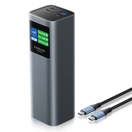 Εικόνα της Power Bank Vention 27000mAh 2x USB-C & USB-A 140W Gray FKEH0