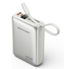 Εικόνα της Power Bank Vention Dash PowerPro 20000mAh USB-C/USB-A Led Display Built-Ιn USB-C 45W Beige FHGN0