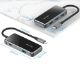 Εικόνα της USB Hub Vention 5-in-1 4x USB-A & USB-C PD 87W 0.15m Gray Mirrored Surface TFDHB