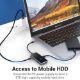 Εικόνα της USB Hub Vention 5-in-1 4x USB-A & USB-C PD 87W 0.15m Gray Mirrored Surface TFDHB
