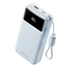 Εικόνα της Power Bank Vention 20000mAh USB-C & USB-A Led Display Built-Ιn Cable 22.5W Blue XGYL0-40-TY