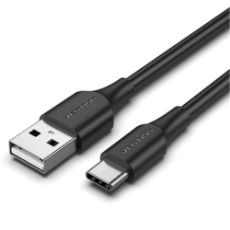 Εικόνα της Καλώδιο Vention USB-A Male to USB-C Male 3A 2m Flexible PVC Black CWABH