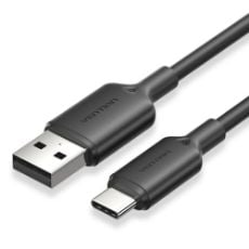 Εικόνα της Καλώδιο Vention USB-A Male to USB-C Male 60W 2m PVC Black CTQBH