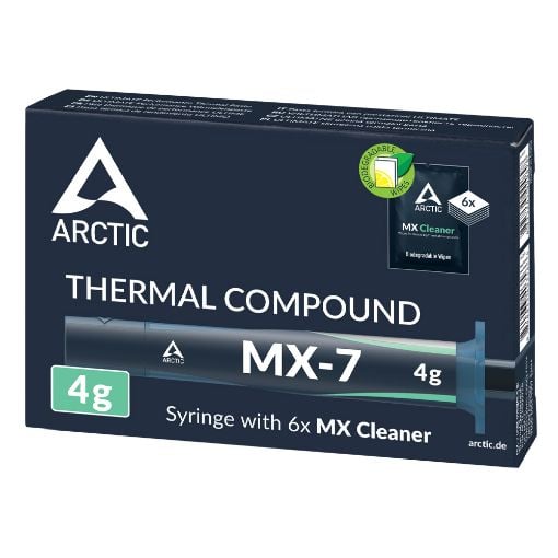 Εικόνα της Arctic MX-7 4g Ultimate Performance Thermal Paste with MX Cleaner (6τμχ) ACTCP00092A