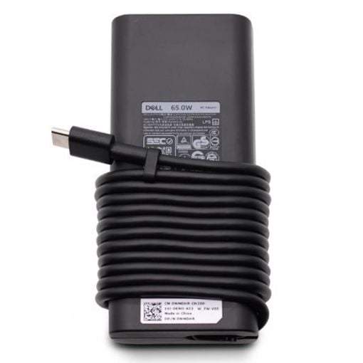 Εικόνα της Τροφοδοτικό Laptop Dell E5 65W USB-C Black 450-AGOB