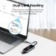 Εικόνα της Docking Station Vention 7-in-1 USB-C PD 4K 30Hz 100W 0.15m Gray TFMHB
