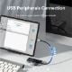 Εικόνα της Docking Station Vention 7-in-1 USB-C PD 4K 30Hz 100W 0.15m Gray TFMHB
