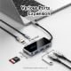 Εικόνα της Docking Station Vention 7-in-1 USB-C PD 4K 30Hz 100W 0.15m Gray TFMHB