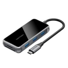 Εικόνα της Docking Station Vention 7-in-1 USB-C PD 4K 30Hz 100W 0.15m Gray TFMHB