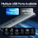 Εικόνα της Docking Station Vention 9-in-1 USB-C PD 4K 60Hz 100W 0.15m Gray TGVHB