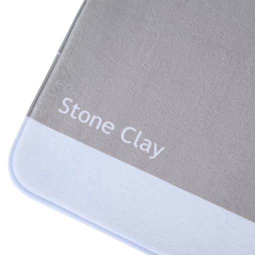Εικόνα της Πατάκι Μπάνιου Estia Tone Lab 50x80cm Stone Clay 02-40277