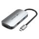 Εικόνα της Docking Station Vention 4-in-1 USB-C PD 4K 60Hz 100W 0.15m Gray TQAHB