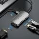Εικόνα της Docking Station Vention 4-in-1 USB-C PD 4K 30Hz 100W 0.15m Gray TOAHB