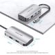 Εικόνα της USB Hub Vention 5-in-1 3x USB-A & 2x USB-C PD 100W 0.15m Gray TNDHB
