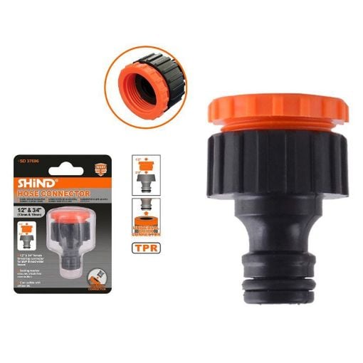Εικόνα της Ρακόρ Shind με Θυληκό Σπείρωμα 1/2" & 3/4" 37696