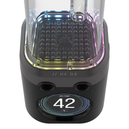 Εικόνα της Pump/Reservoir Combo Corsair XD6 RGB iCUE Link with LCD Screen Stealth Grey CX-9040015-WW