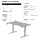 Εικόνα της Gaming Desk Anda Seat Xtreme με Ρυθμιζόμενο Ύψος 140 x 75 x 117 cm Wood/White AD-D-DD1-1400-07-K