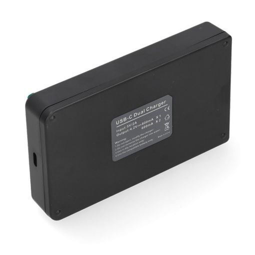 Εικόνα της Φορτιστής Μπαταριών WS Xtreme Power για Panasonic CGA-S005 2 Θέσεων με USB-C 4.2V 0.7A