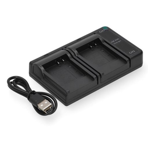 Εικόνα της Φορτιστής Μπαταριών WS Xtreme Power για Panasonic CGA-S005 2 Θέσεων με USB-C 4.2V 0.7A