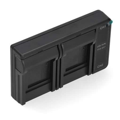 Εικόνα της Φορτιστής Μπαταριών WS Xtreme Power για Panasonic CGA-S007 / DMW-BCD10 2 Θέσεων με USB-C 4.2V 0.7A
