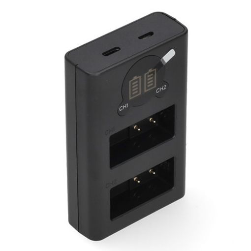 Εικόνα της Φορτιστής Μπαταριών WS Xtreme Power για Panasonic DMW-BLC12 / DMW-BLC12E 2 Θέσεων με USB-C 8.4V 0.7A