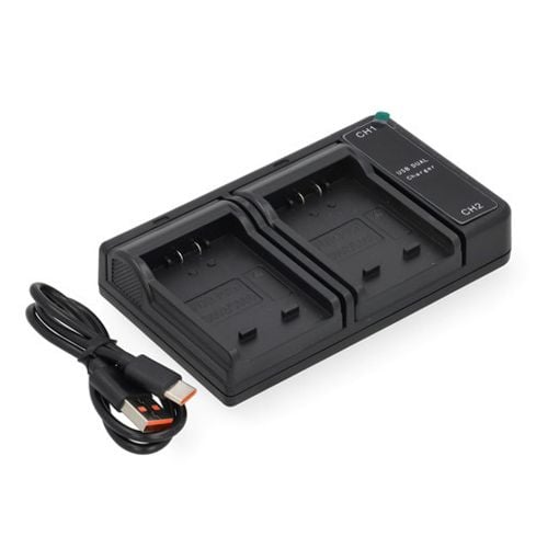 Εικόνα της Φορτιστής Μπαταριών WS Xtreme Power για Panasonic CGR-S006 / CGA-S006 / DMW-BMA7 2 Θέσεων με USB-C 8.4V 0.7A