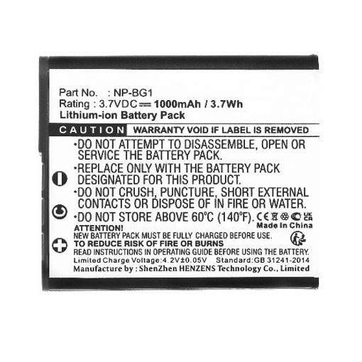 Εικόνα της Μπαταρία WS Xtreme Power για Sony NP-BG1 / NP-FG1 3.7V 1000mAh