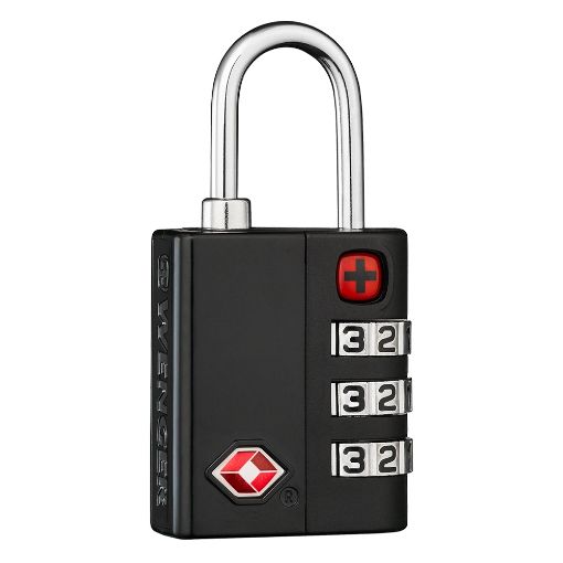 Εικόνα της Κλειδαριά Αποσκευών Wenger 6x3x1cm Black 604563