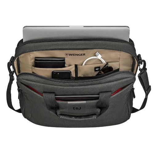 Εικόνα της Τσάντα Laptop 16" Wenger MX Eco Brief 16 με Θήκη Tablet 10'' 15L Charcoal 612263