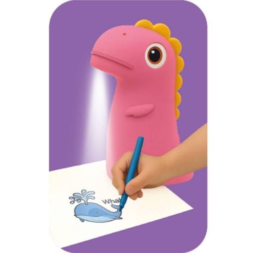 Εικόνα της Προτζέκτορας Ζωγραφικής Kiddoboo Dino's Art Pink KBTY02PNK