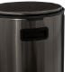 Εικόνα της Καλάθι Απορριμμάτων 5Five Delta 30L 39x33x62cm Black 164753G