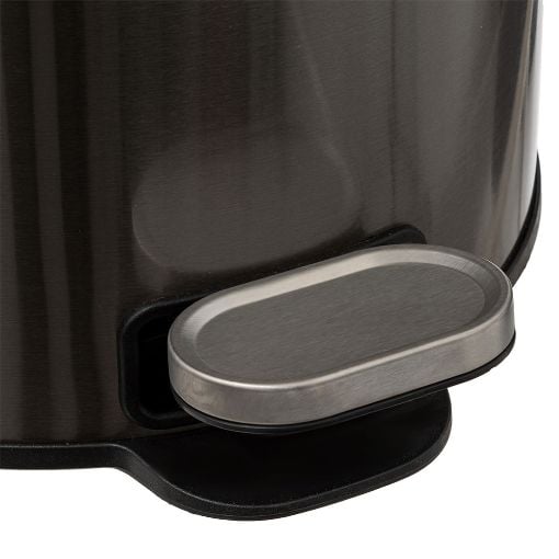 Εικόνα της Καλάθι Απορριμμάτων 5Five Delta 30L 39x33x62cm Black 164753G