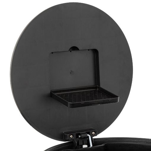 Εικόνα της Καλάθι Απορριμμάτων 5Five Delta 30L 39x33x62cm Black 164753G
