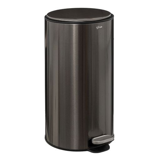 Εικόνα της Καλάθι Απορριμμάτων 5Five Delta 30L 39x33x62cm Black 164753G