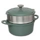 Εικόνα της Κατσαρόλα 5Five με Καλάθι Ατμού 24cm 4.5lt Olive Green 189457