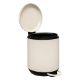 Εικόνα της Καλαθάκι Μπάνιου 5Five Duo Μεταλλικό Soft Close 5lt Ivory 200170A