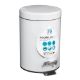 Εικόνα της Καλαθάκι Μπάνιου 5Five Colorama Μεταλλικό 3lt White 105612