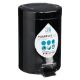 Εικόνα της Καλαθάκι Μπάνιου 5Five Colorama Μεταλλικό 3lt Black 105613