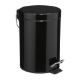 Εικόνα της Καλαθάκι Μπάνιου 5Five Colorama Μεταλλικό 3lt Black 105613