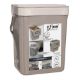 Εικόνα της Καλάθι Απορριμμάτων 5Five Πλαστικό 5Lt Beige 202425