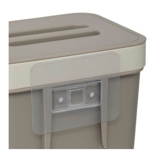 Εικόνα της Καλάθι Απορριμμάτων 5Five Πλαστικό 5Lt Beige 202425