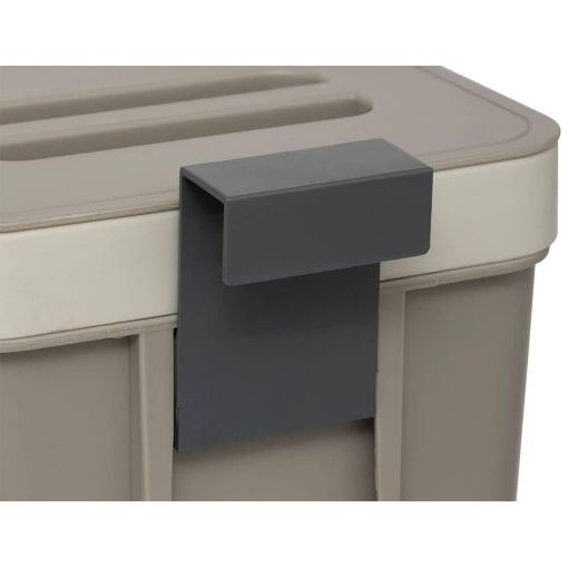 Εικόνα της Καλάθι Απορριμμάτων 5Five Πλαστικό 5Lt Beige 202425