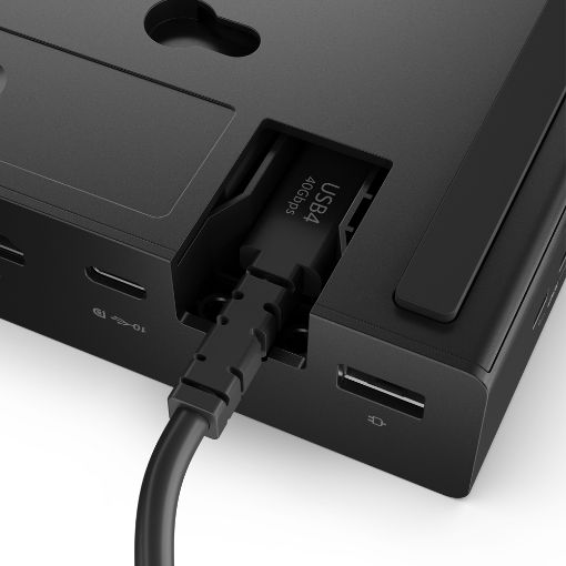 Εικόνα της Docking Station Lenovo ThinkPad Smart Dock 5500 USB4 with 135W Adapter Black 40BC0135EU