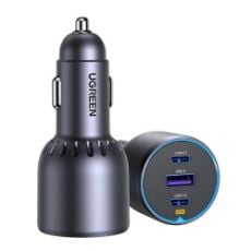 Εικόνα της Φορτιστής Αυτοκινήτου Ugreen EC703 Dual USB-C & USB-A 75W Black 35024