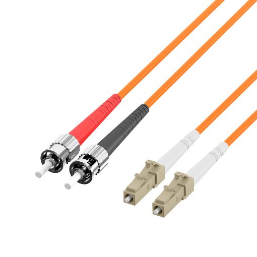 Εικόνα της Καλώδιο Οπτικής Ίνας ProCable OM1 LC-ST 62.5/125μm Duplex 0.5m Orange O0371.0.5