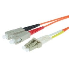 Εικόνα της Καλώδιο Οπτικής Ίνας ACT OM1 LC-SC 62.5/125μm Duplex 0.5m Orange RL8000