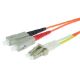 Εικόνα της Καλώδιο Οπτικής Ίνας ACT OM1 LC-SC 62.5/125μm Duplex 0.5m Orange RL8000