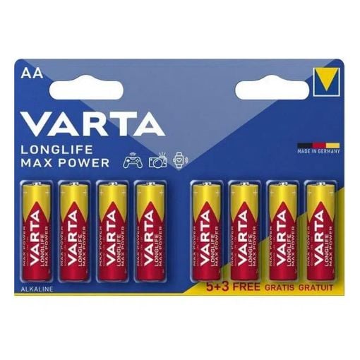 Εικόνα της Αλκαλικές Μπαταρίες AA Varta Max Power 1.5V 8τμχ 18683