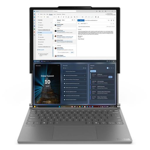 Εικόνα της Laptop Lenovo ThinkBook Plus G6 Rollable 14"-16.7" POLED Intel Core Ultra 7 258V 32GB 1TB SSD Win11 Pro Luna Grey 21TR000JRM