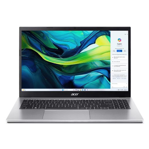 Εικόνα της Laptop Acer Aspire Go 15 AG15-42P-R5DD 15.6" AMD Ryzen 7 5825U 16GB 512GB SSD Win11 Home Pure Silver NX.J7WET.029